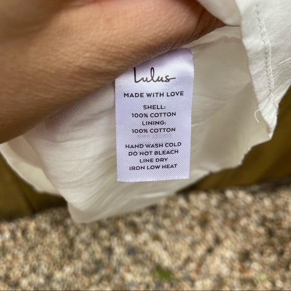 Cotton White Jacquard Textured Midi Dress 🌿 - Picture 10 of 12